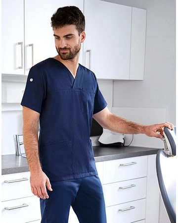 Casaca horeca care manga corta sostenible 150gsm