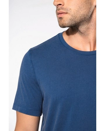 Camiseta algodón lavado efecto vintage único 200gsm