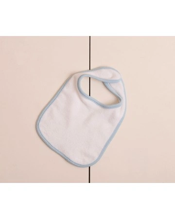 Babero rizo algodón bebé cierre velcro 245gsm