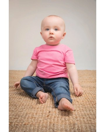 Camiseta orgánica bebé larkwood suave 160gsm