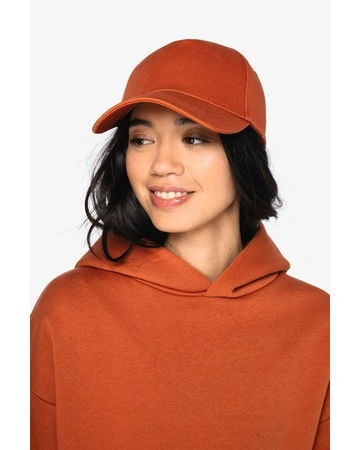 Gorra algodón orgánico 5 paneles ajustable 310gsm