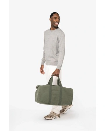 Bolsa viaje vintage algodón orgánico 54l 420gsm