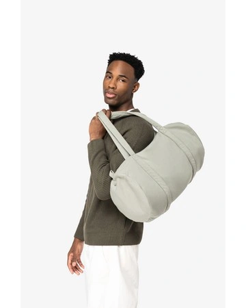 Bolsa lona cilíndrica algodón orgánico 25l 350gsm