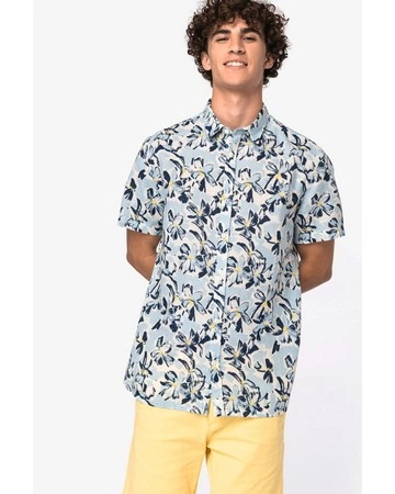 Camisa vegetal lino algodón orgánico 120gsm