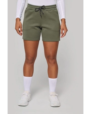 Pantalón corto mujer 310gsm elástico cómodo