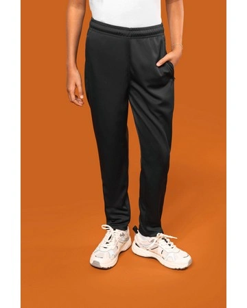 Pantalón entrenamiento infantil bolsillos cremallera 200gsm