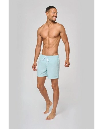 Bañador pantalón corto poliéster tacto suave 110gsm