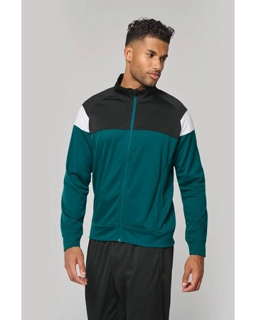 Chaqueta chandal poliester confort raglán 200gsm