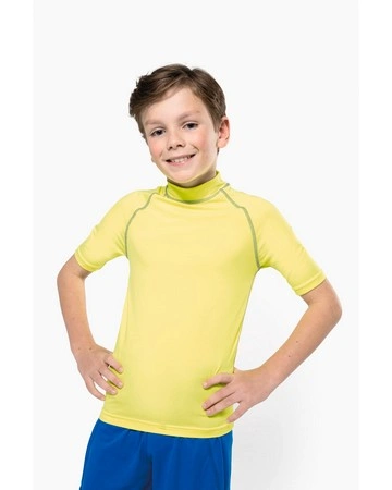 Camiseta surf niño protección uv manga corta 160gsm