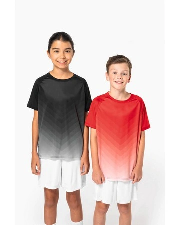 Camiseta multideporte niño secado rápido 140gsm
