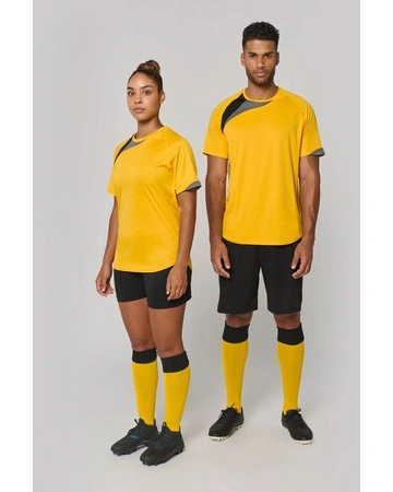 Camiseta equipación manga corta adulto resistente 140gsm