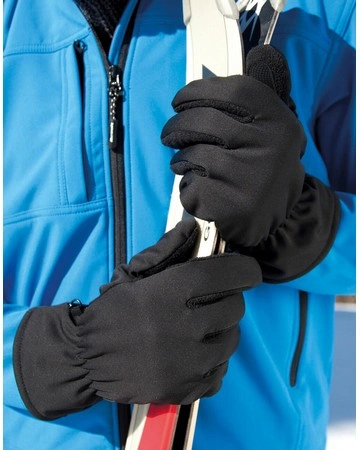 Guantes softshell thermal cálidos y transpirables 320gsm
