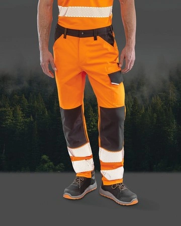 Pantalón de seguridad reciclado safe-guard con 9 bolsillos 280gsm