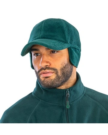 Gorra polar con orejeras abrigada 80gsm