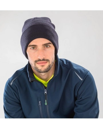 Gorro beanie ski wooly cálido y reciclado 340gsm