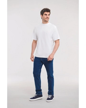 Camiseta heavy duty 180gsm algodón resistente