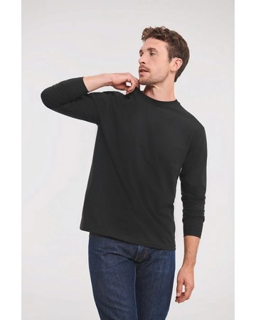 Camiseta manga larga algodón 100% premium 180gsm