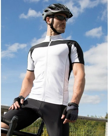 Camiseta ciclismo cremallera transpirable uv 170gsm