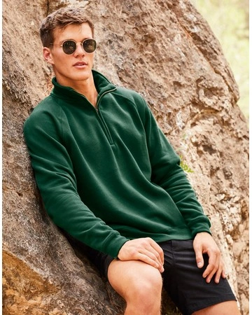 Sudadera manga larga cremallera 280gsm algodón