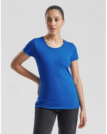 Camiseta mujer 100% algodón fruit of the loom 145gsm