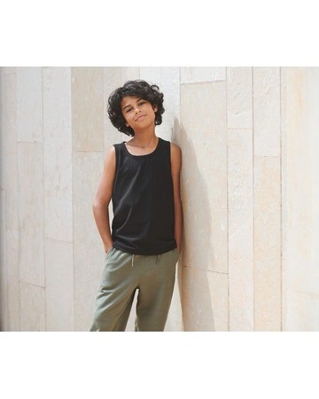 Camiseta tirantes niño stretch algodón suave 165gsm