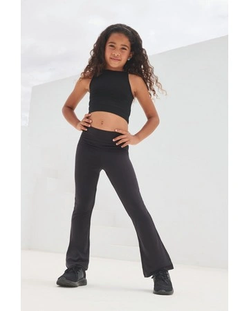 Leggings acampanados niño elásticos 240gsm