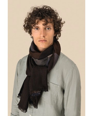 Fular reversible unisex 100% viscosa artesanal 75gsm