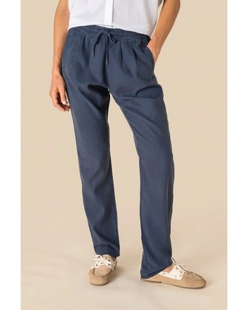 Pantalón mujer lyocell efecto lavado suave 190gsm