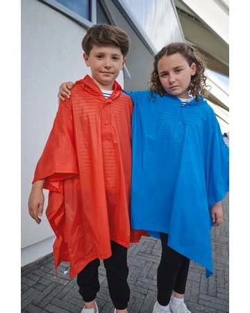 Poncho niño impermeable plegable 90gsm