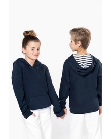 COMPRAR SUDADERA CON CAPUCHA DE FORRO CONTRASTADO INFANTIL REF K4014