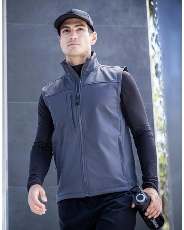 Chaqueta softshell flux repelente al agua 270gsm