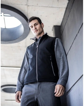 Chaleco softshell ascender impermeable elástico