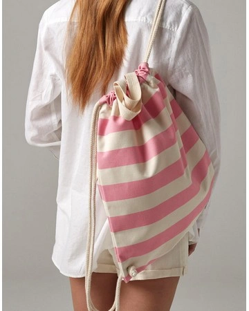 Bolsa gimnasio nautical 12l algodón resistente 407gsm