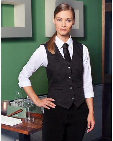 Chaleco horeca care lena mujer resistente 219gsm