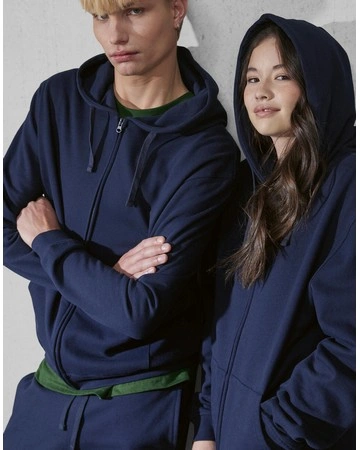 Chaqueta con capucha 280gsm algodón sostenible