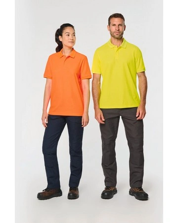 Polo algodón reciclado resistente lavado industrial 190gsm
