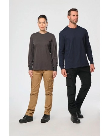 Camiseta manga larga algodón orgánico premium 200gsm