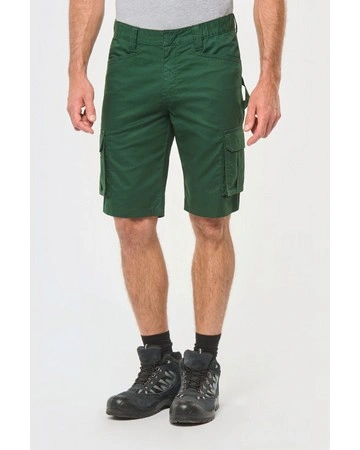 Bermuda multibolsillos algodón trabajo resistente 255gsm